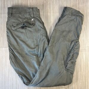 Mason's Embellished Cargo Pants Olive Green Lightweight  Women's Size 42 Boho